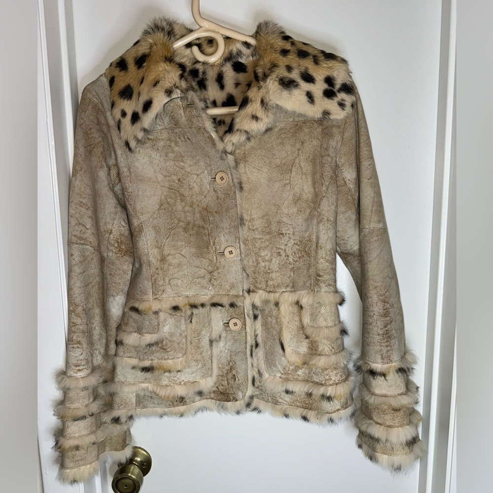 Cheetah jacket size small